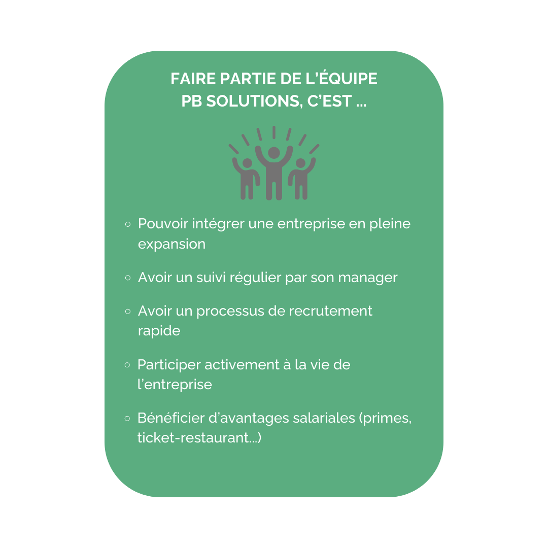 équipe PB Solutions